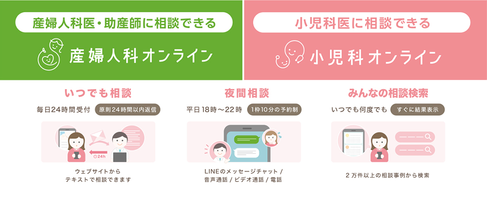 産婦人科オンライン・小児科オンライン